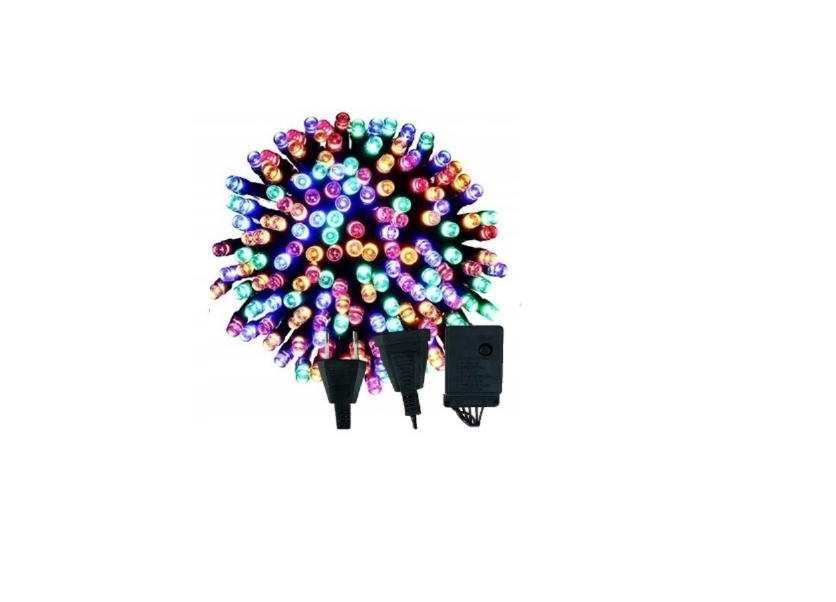 LAMPKI CHOINKOWE NA CHOINKĘ 100 LED MULTIKOLOR