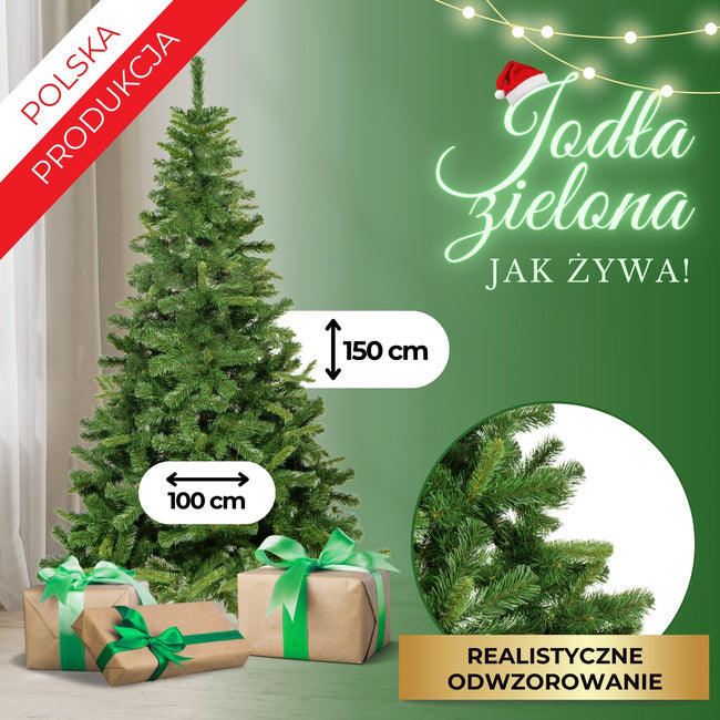Choinka Świąteczna sztuczna gęsta RÓZNE WARIANTY