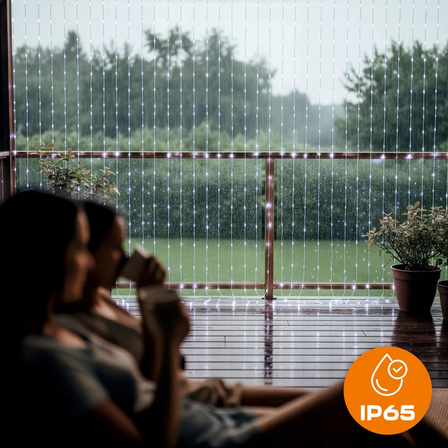 KURTYNA ŚWIETLNA LED 3x3 LAMPKI 300 Świąteczne Choinkowe GIRLANDA ZIMNE XXL